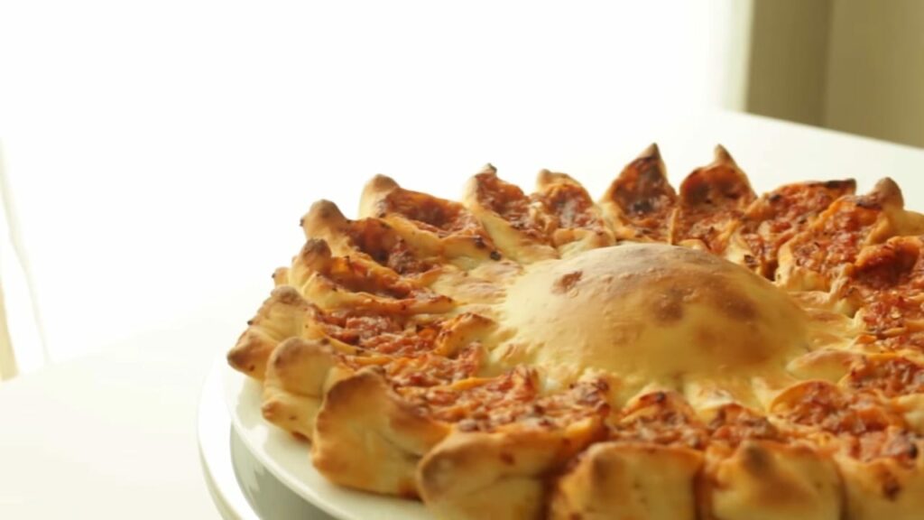 Sunflower Pizza Pizza sonne Cooking tree