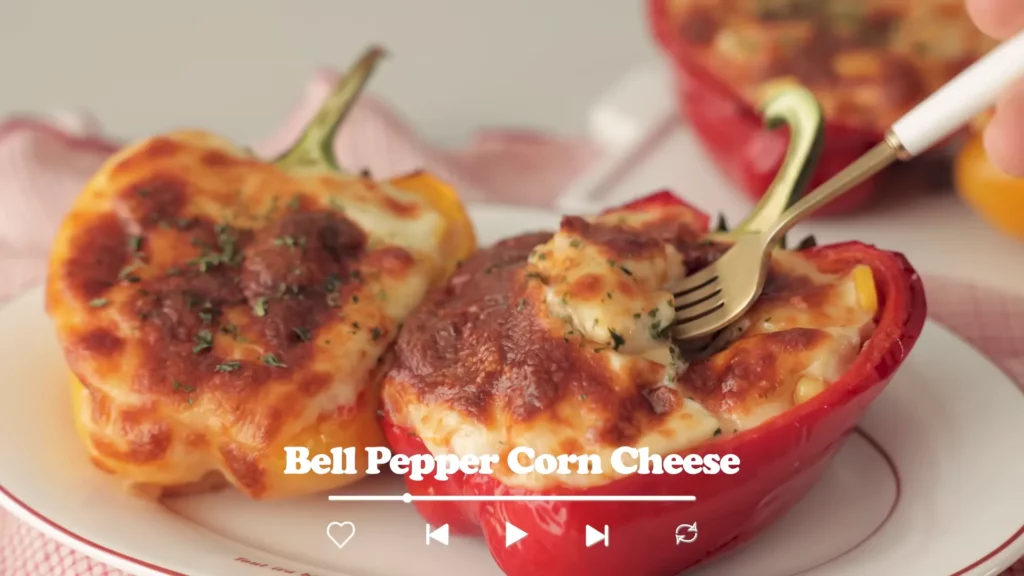 Bell Pepper Corn Cheese Recipe