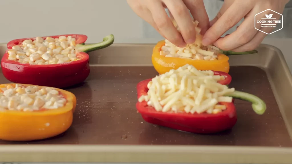 Bell Pepper Corn Cheese Recipe