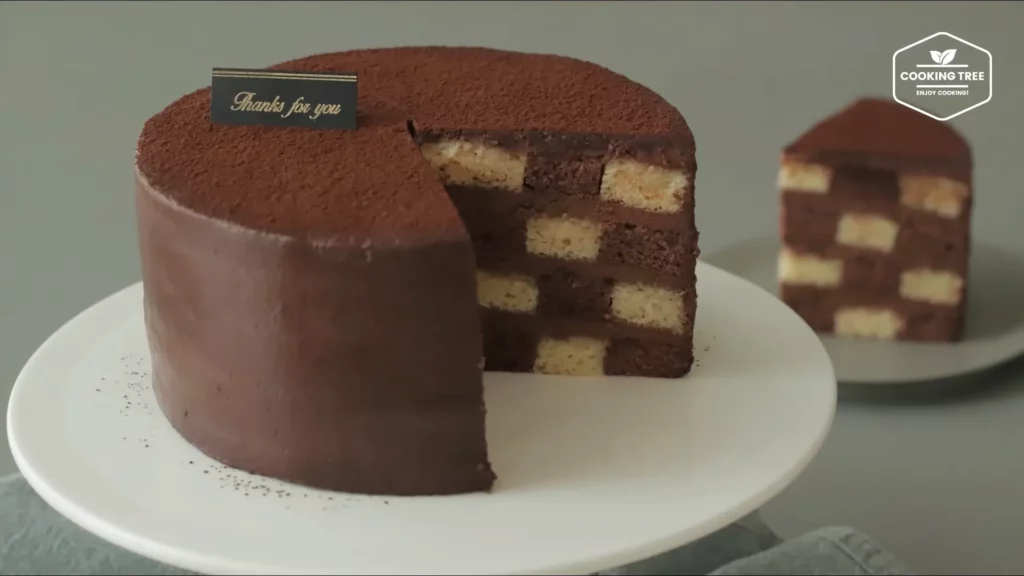 Checkerboard Chocolate Cake Recipe Cooking tree