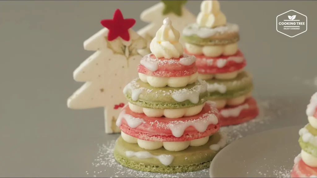 Christmas Tree Macarons Recipe Cooking tree