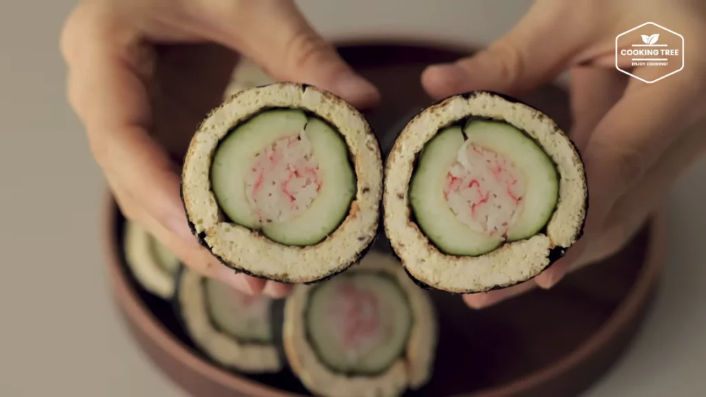 Cucumber Egg Tofu Gimbap Recipe