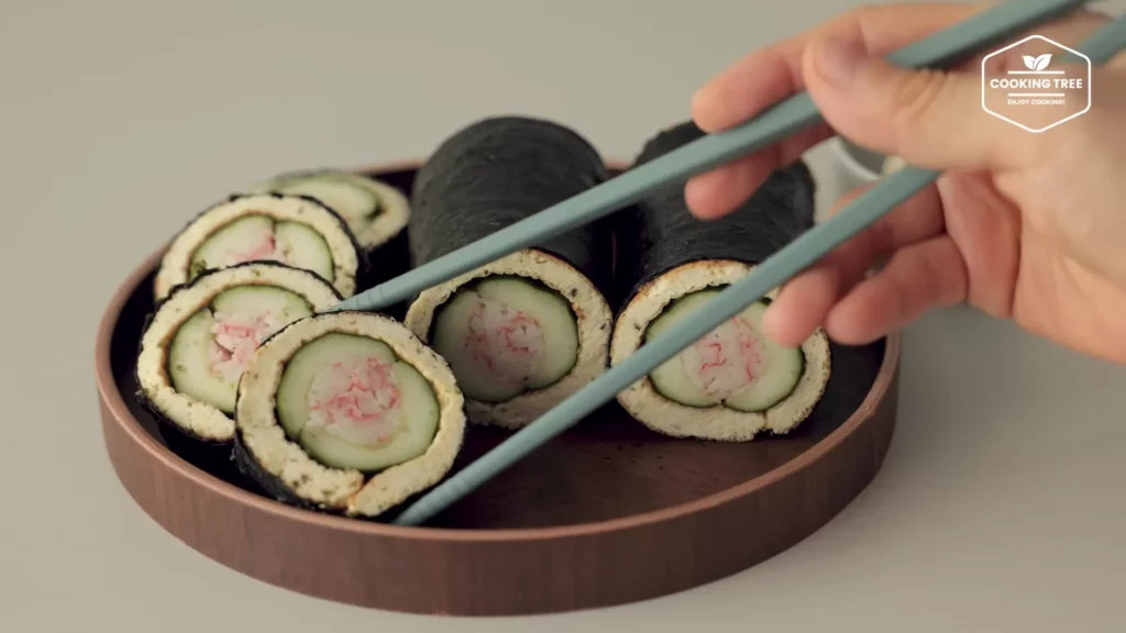 Cucumber Egg Tofu Gimbap Recipe