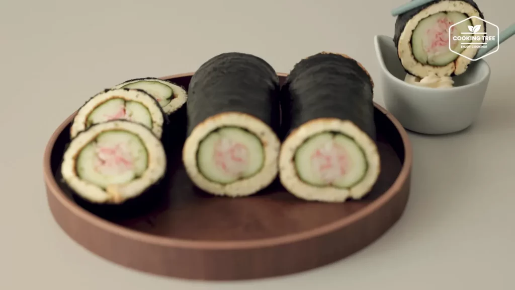 Cucumber Egg Tofu Gimbap Recipe