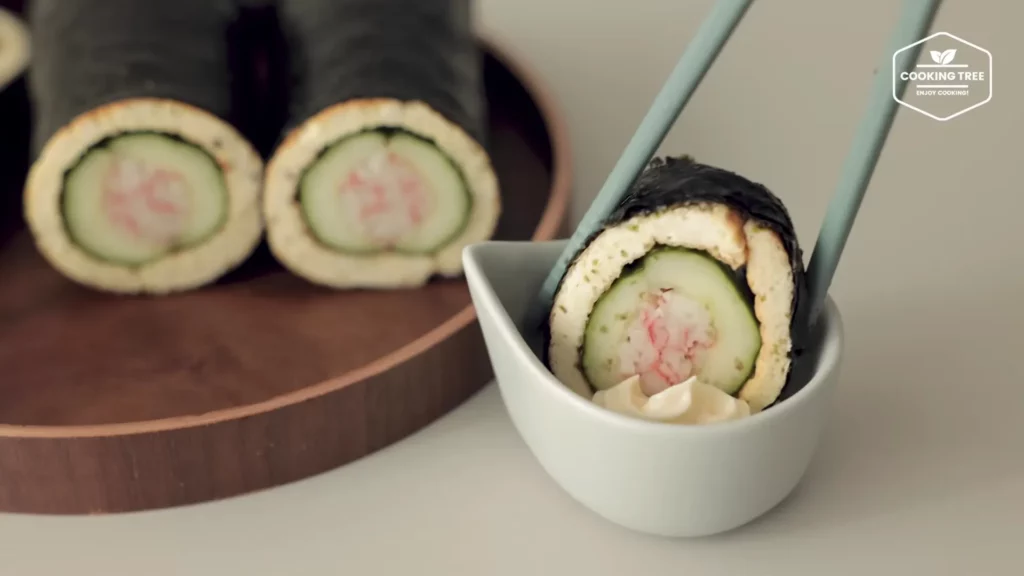 Cucumber Egg Tofu Gimbap Recipe