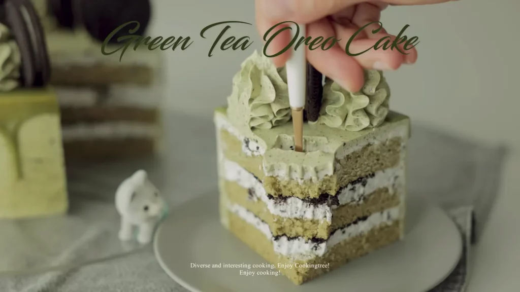 Green Tea Oreo Cake