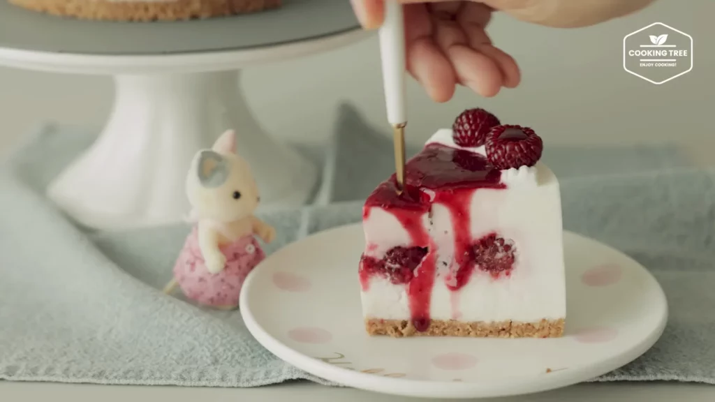 No Bake Raspberry Yogurt Cheesecake Recipe