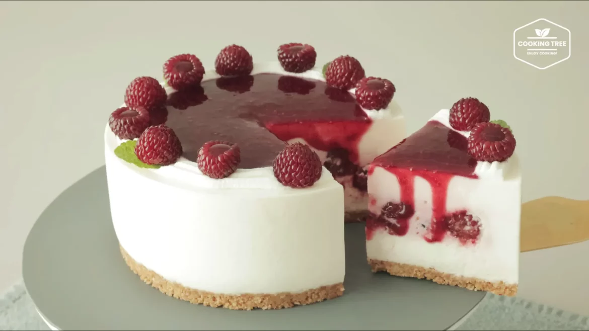 No Bake Raspberry Yogurt Cheesecake Recipe