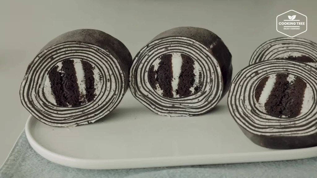 Oreo Crepe Roll Cake Recipe