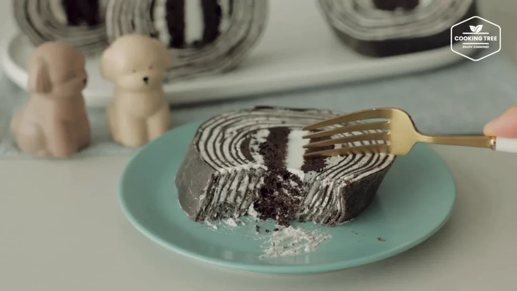 Oreo Crepe Roll Cake Recipe