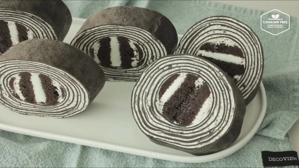 Oreo Crepe Roll Cake Recipe