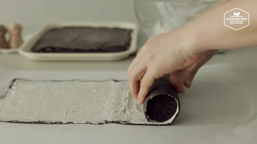 Oreo Crepe Roll Cake Recipe