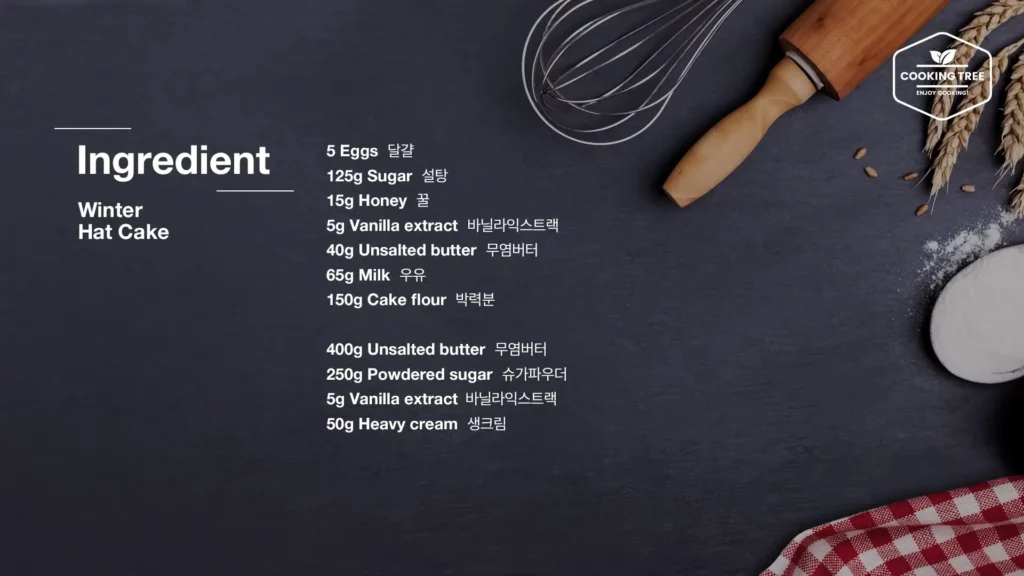 Winter Hat Cake Recipe Cooking tree