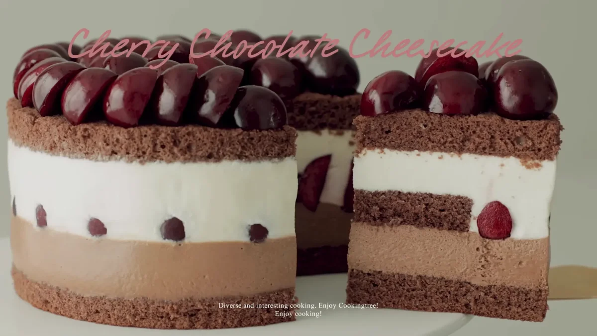 Cherry Chocolate Cheesecake Recipe