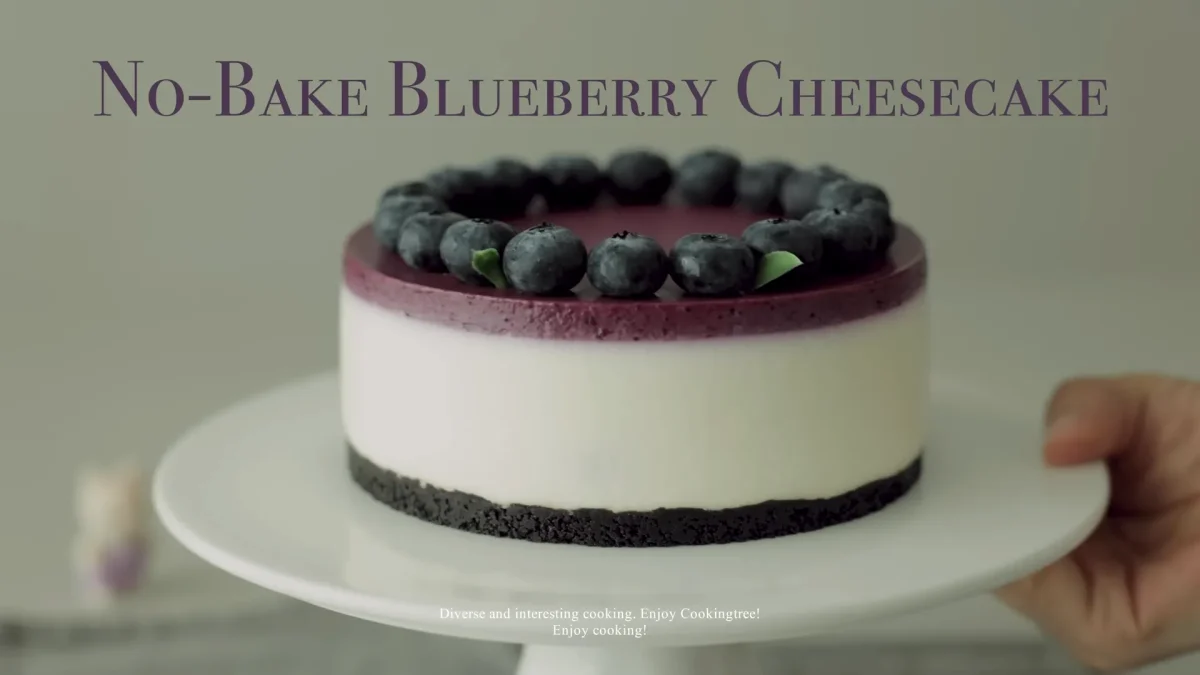 No Bake Blueberry Cheesecake Recipe
