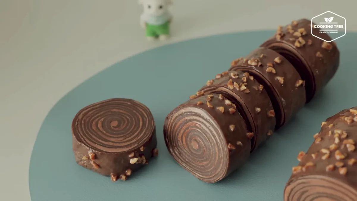 Chocolate Crepe Roll Cake Recipe