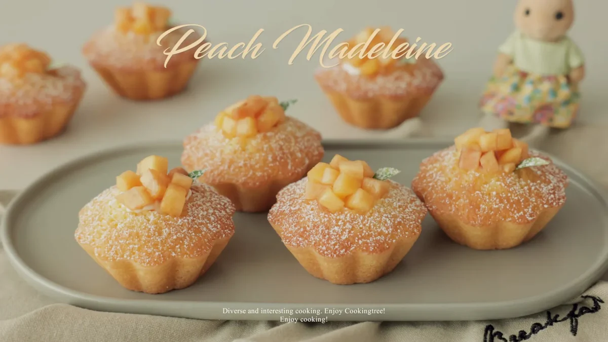 Peach Madeleine Recipe