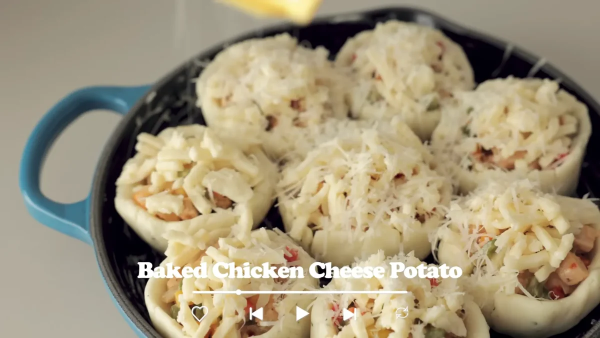 Baked Chicken Cheese Potato Recipe