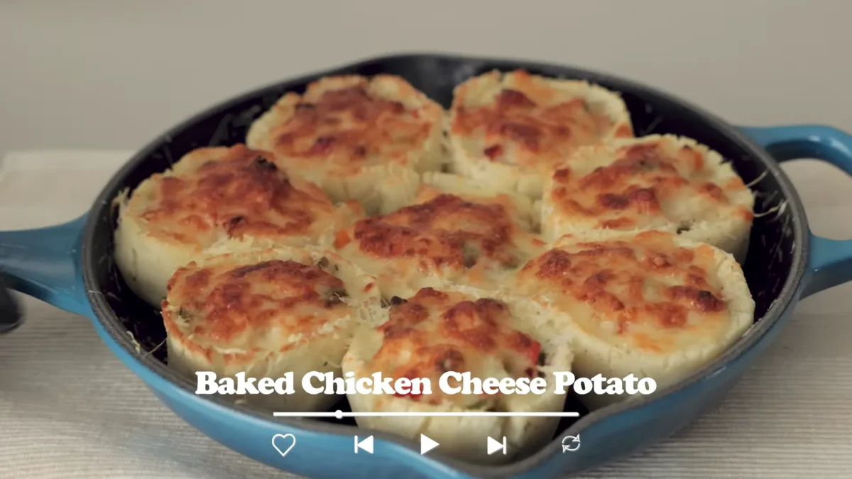 Baked Chicken Cheese Potato Recipe