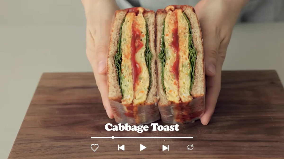Cabbage Toast Recipe
