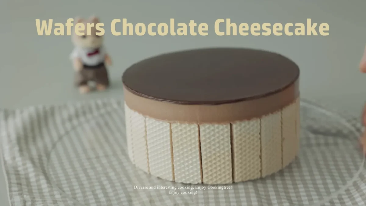No Bake No Gelatin Wafers Chocolate Cheesecake Recipe