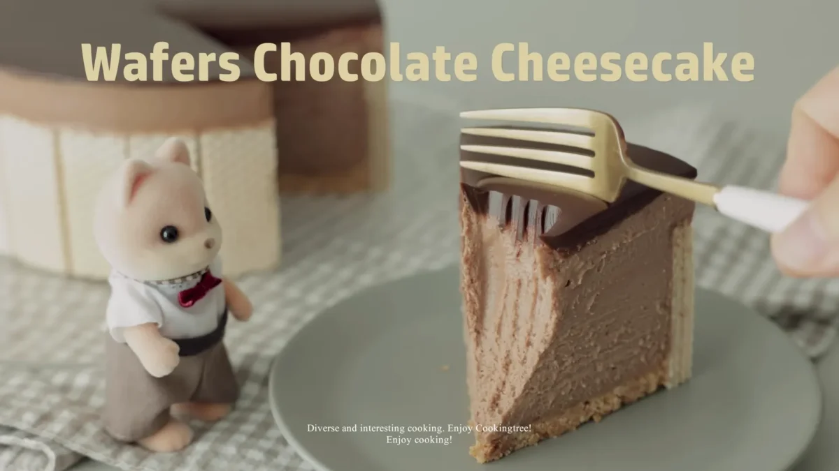 No Bake No Gelatin Wafers Chocolate Cheesecake Recipe