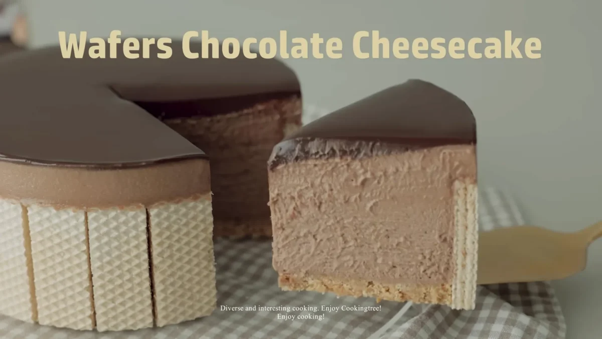 No Bake No Gelatin Wafers Chocolate Cheesecake Recipe
