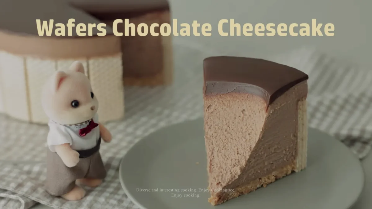 No Bake No Gelatin Wafers Chocolate Cheesecake Recipe
