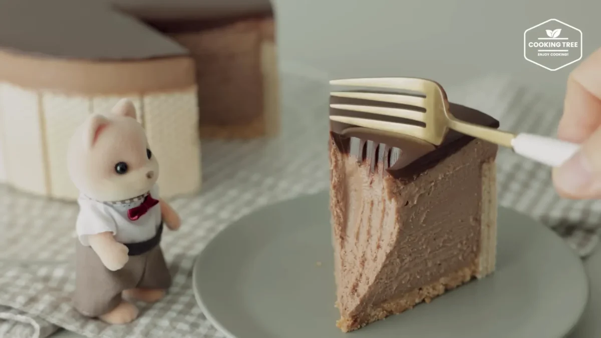 No Bake No Gelatin Wafers Chocolate Cheesecake Recipe