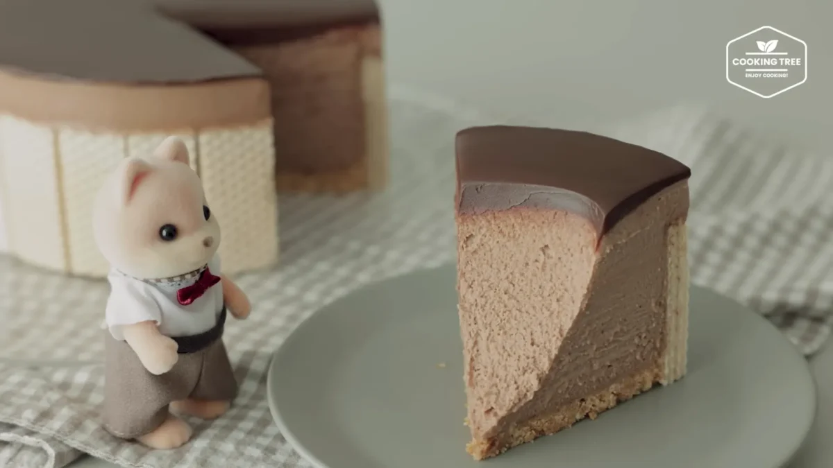 No Bake No Gelatin Wafers Chocolate Cheesecake Recipe
