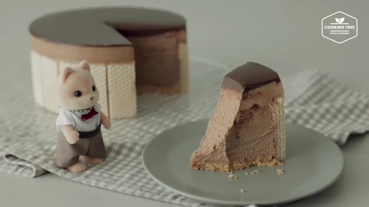 No Bake No Gelatin Wafers Chocolate Cheesecake Recipe