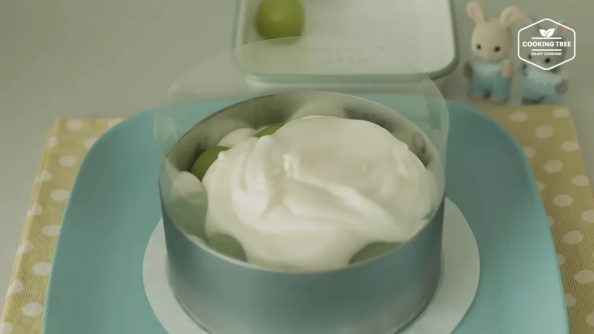 No Bake Shine Muscat Chocolate Cheesecake Recipe