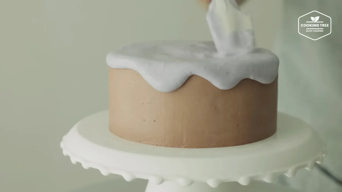 No Bake Shine Muscat Chocolate Cheesecake Recipe