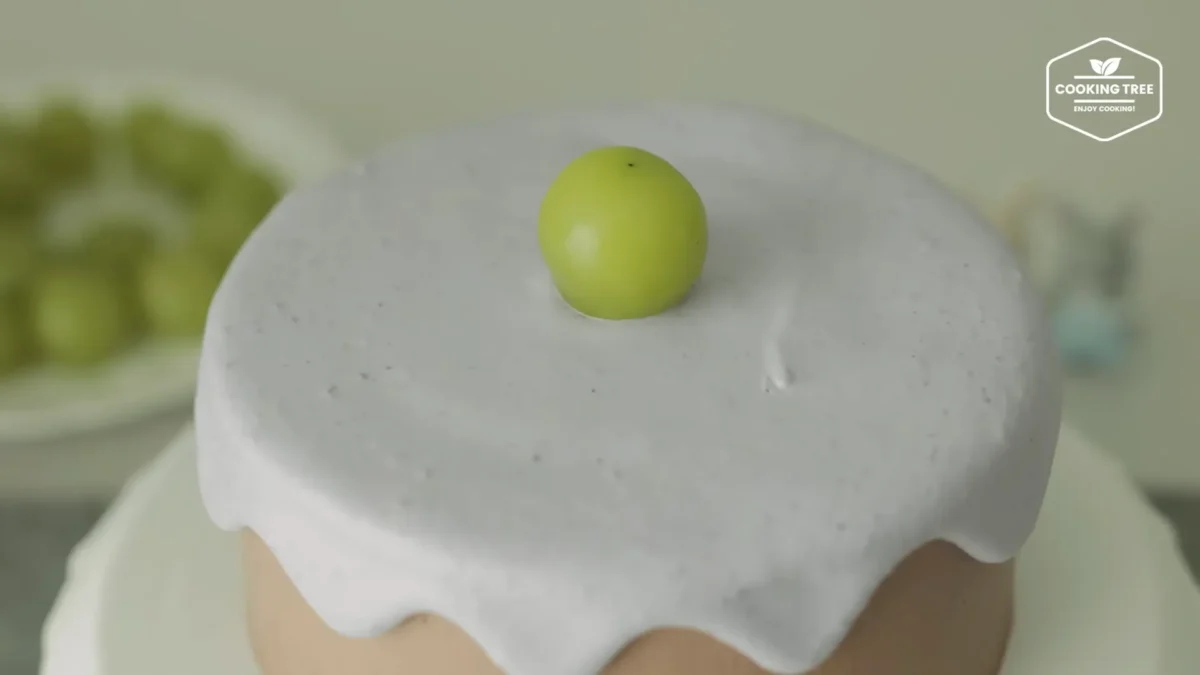 No Bake Shine Muscat Chocolate Cheesecake Recipe