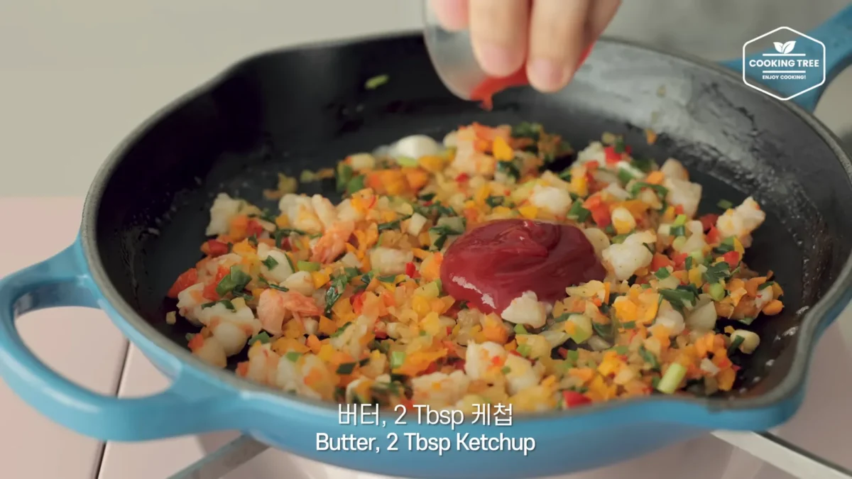 Omurice Recipe Shrimp Omelette Rice