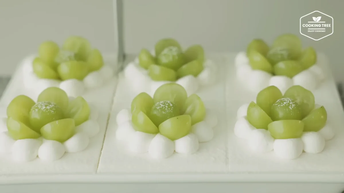 Shine Muscat Green Grape Cake Recipe