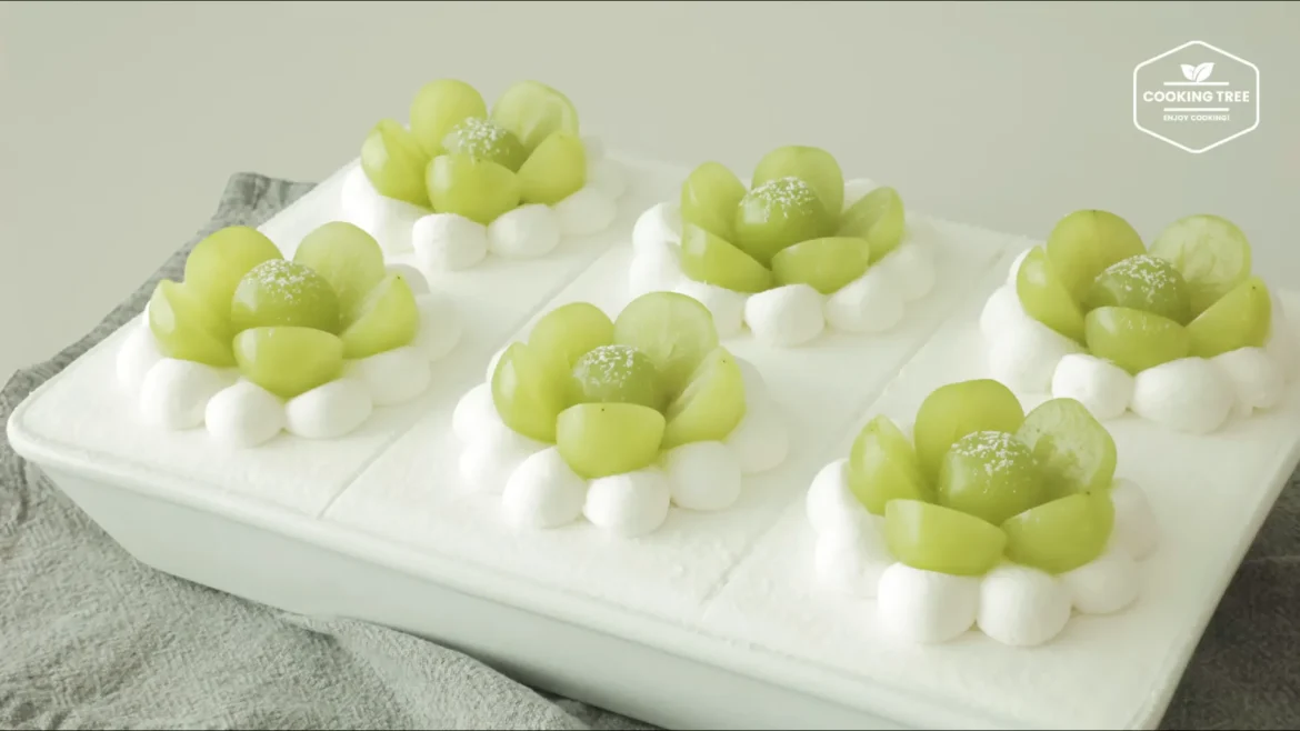 Shine Muscat Green Grape Cake Recipe Shine Muscat Green Grape Cake Recipe
