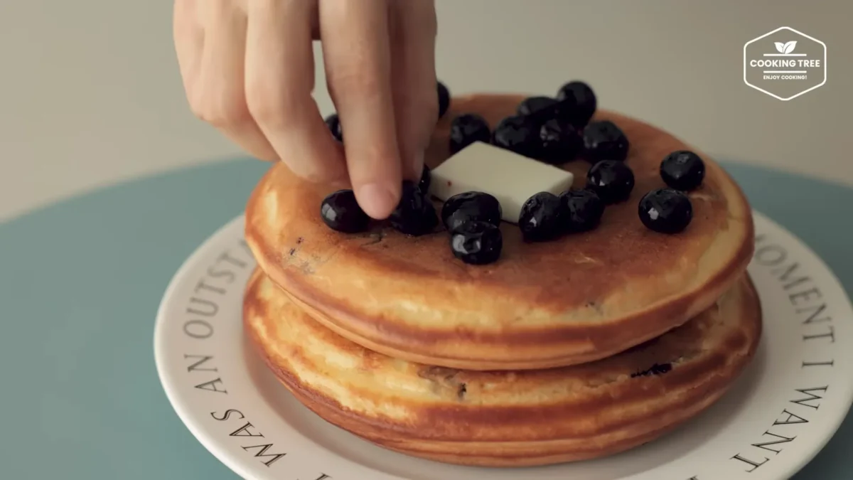 Thick Blueberry Pancakes Recipe