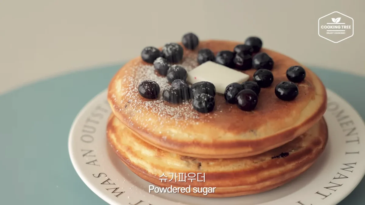 Thick Blueberry Pancakes Recipe