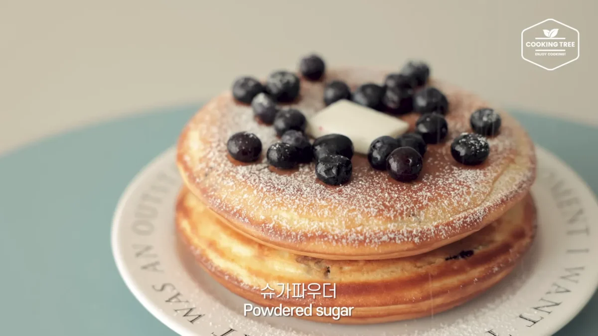 Thick Blueberry Pancakes Recipe