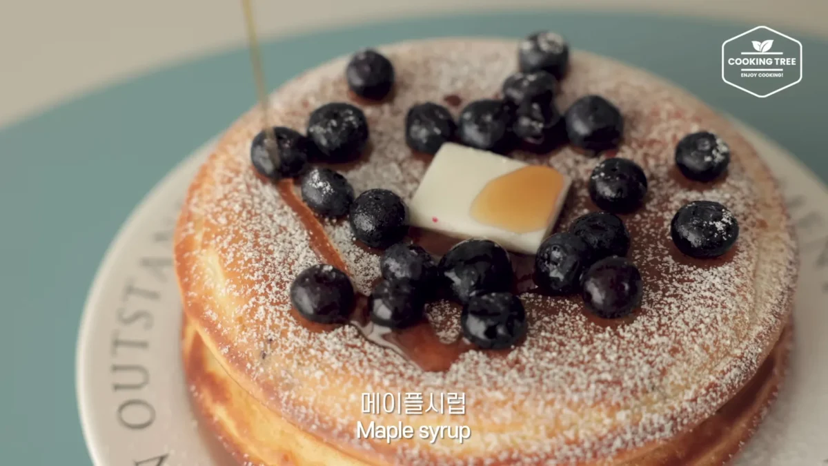 Thick Blueberry Pancakes Recipe