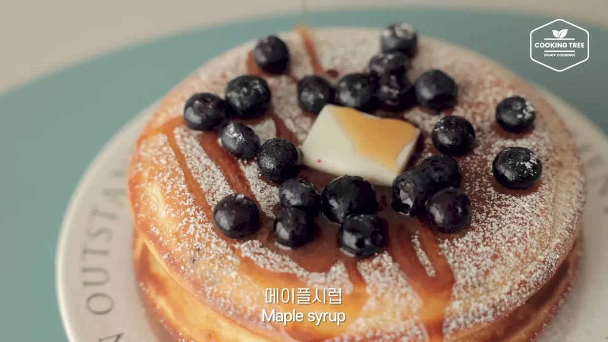 Thick Blueberry Pancakes Recipe