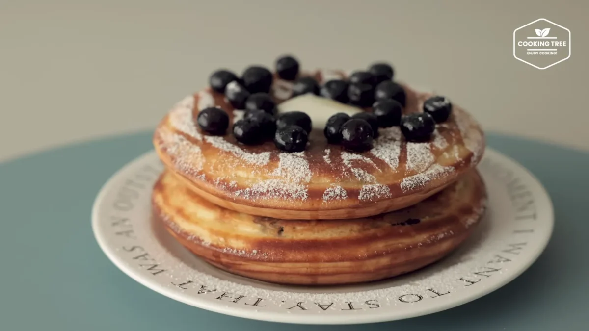 Thick Blueberry Pancakes Recipe