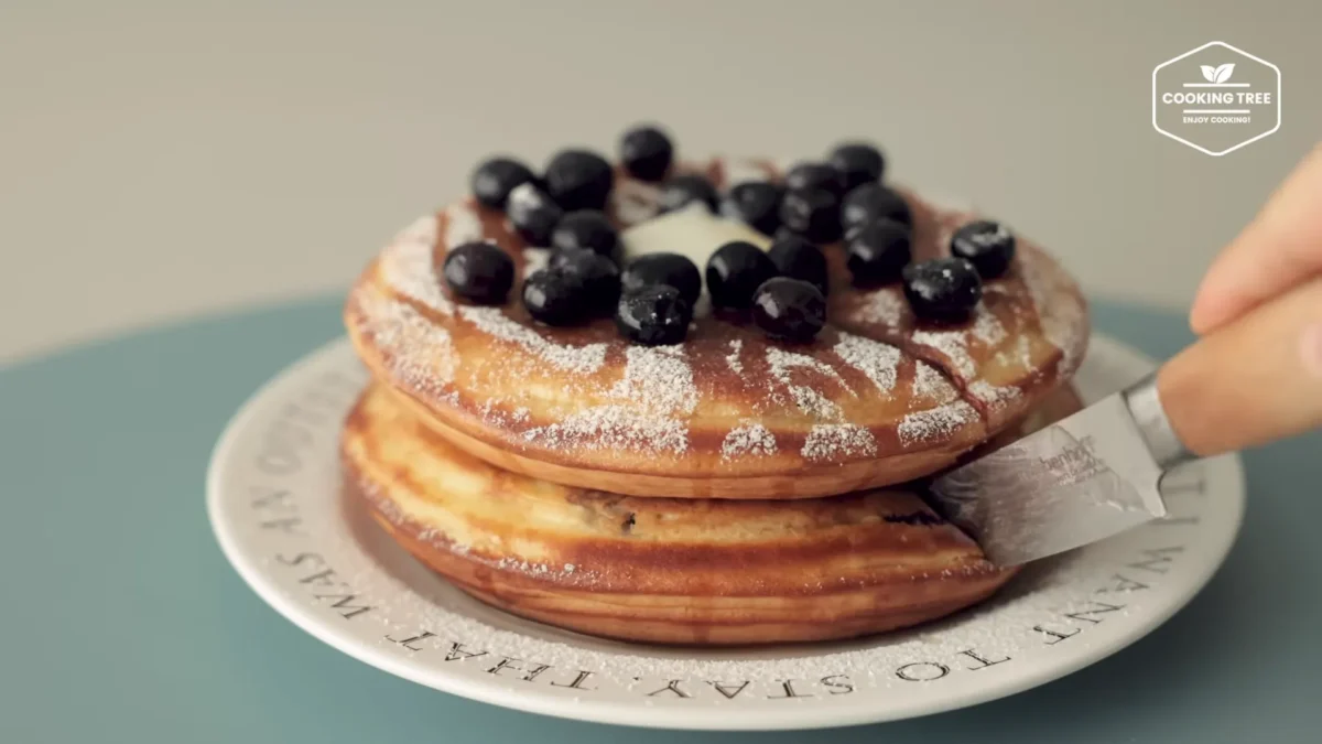 Thick Blueberry Pancakes Recipe