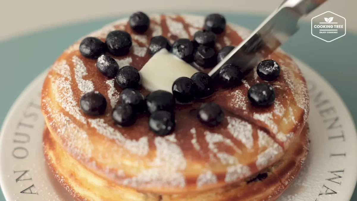 Thick Blueberry Pancakes Recipe