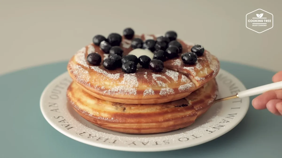 Thick Blueberry Pancakes Recipe