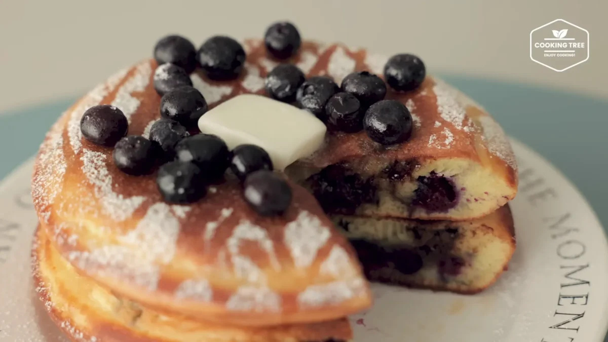 Thick Blueberry Pancakes Recipe