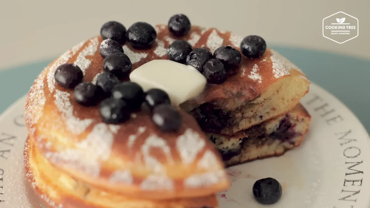 Thick Blueberry Pancakes Recipe