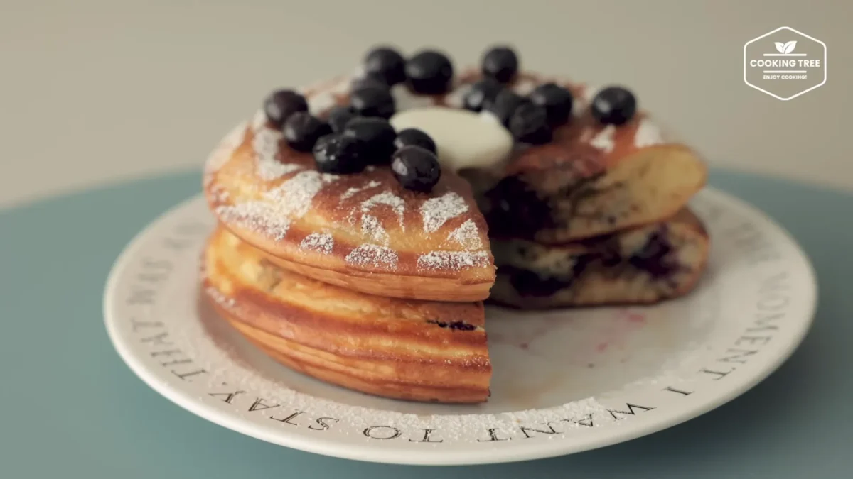 Thick Blueberry Pancakes Recipe