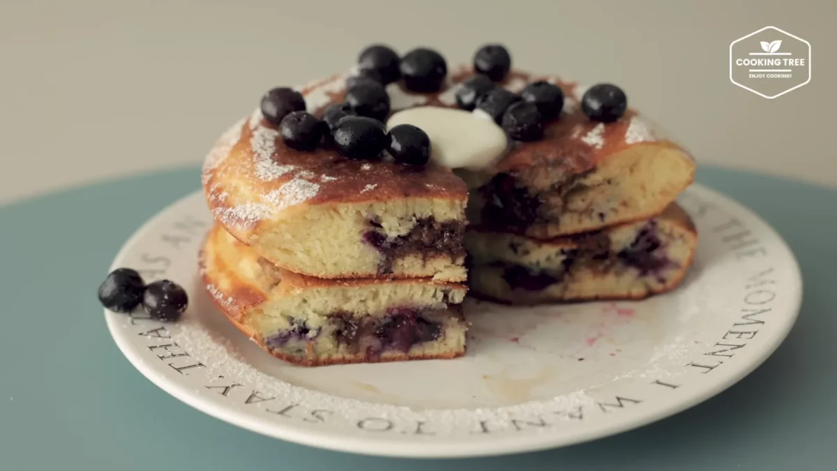 Thick Blueberry Pancakes Recipe